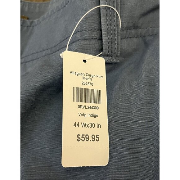 LL Bean Allagash Cargo Pants 30X29 Men's Natural Fit Asphalt color NWT - Picture 4 of 8